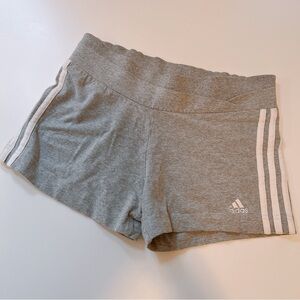 Adidas Women (S) Grey cotton Shorts